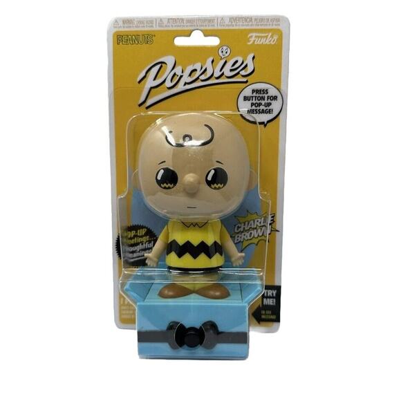 Funko Popsies Charlie Brown Peanuts Pop Up The World Is Filled with Mondays - Picture 1 of 5